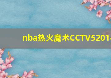 nba热火魔术CCTV52014