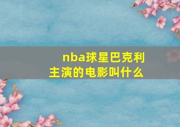 nba球星巴克利主演的电影叫什么