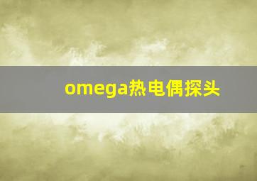 omega热电偶探头