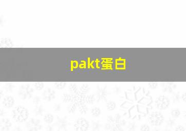 pakt蛋白