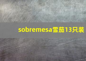 sobremesa雪茄13只装