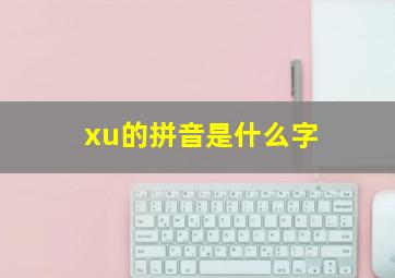 xu的拼音是什么字