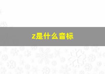 z是什么音标