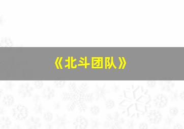 《北斗团队》