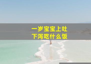 一岁宝宝上吐下泻吃什么饭