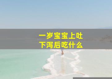 一岁宝宝上吐下泻后吃什么