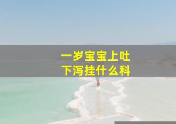 一岁宝宝上吐下泻挂什么科