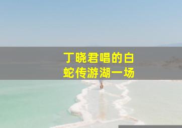 丁晓君唱的白蛇传游湖一场