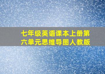 七年级英语课本上册第六单元思维导图人教版