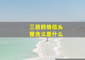 三丽鸥情侣头像含义是什么