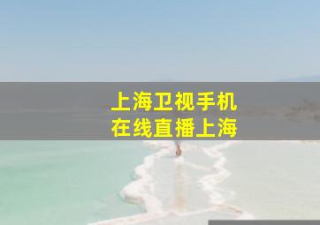 上海卫视手机在线直播上海