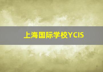 上海国际学校YCIS