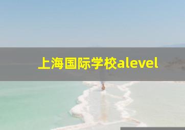 上海国际学校alevel