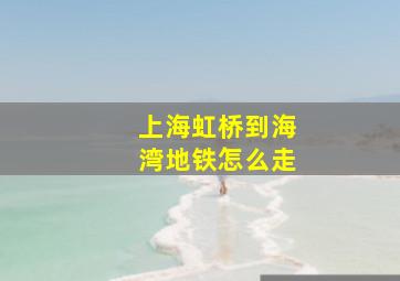 上海虹桥到海湾地铁怎么走