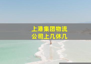 上港集团物流公司上几休几