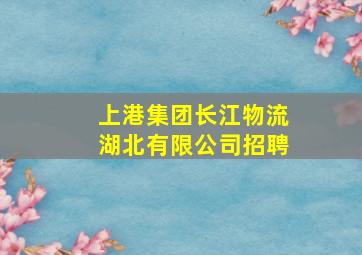 上港集团长江物流湖北有限公司招聘