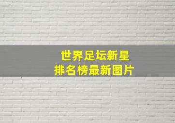 世界足坛新星排名榜最新图片