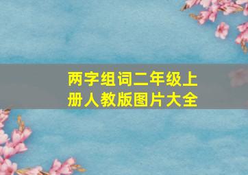 两字组词二年级上册人教版图片大全