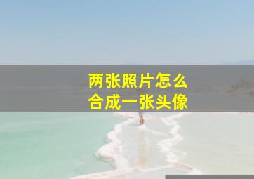 两张照片怎么合成一张头像