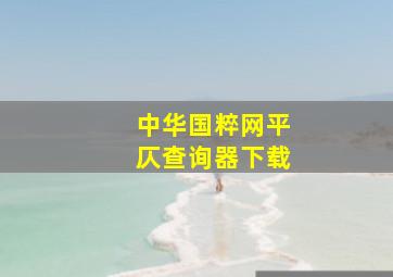 中华国粹网平仄查询器下载