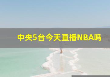 中央5台今天直播NBA吗