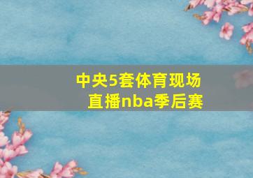 中央5套体育现场直播nba季后赛