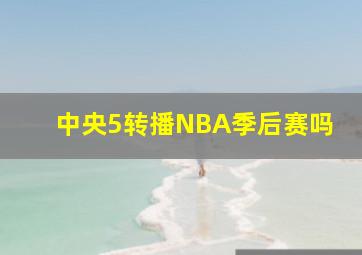 中央5转播NBA季后赛吗