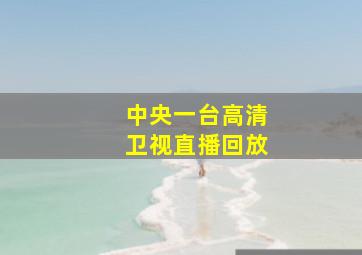 中央一台高清卫视直播回放