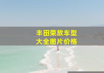 丰田荣放车型大全图片价格