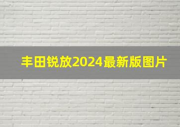 丰田锐放2024最新版图片