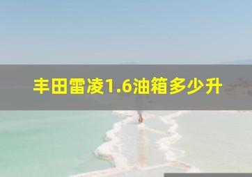 丰田雷凌1.6油箱多少升