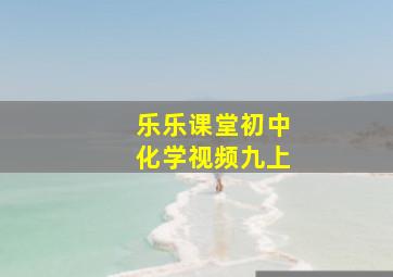 乐乐课堂初中化学视频九上