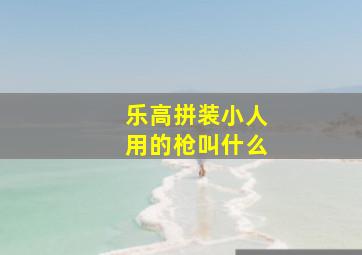 乐高拼装小人用的枪叫什么