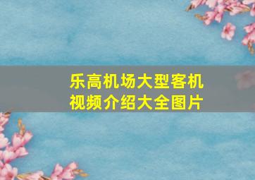 乐高机场大型客机视频介绍大全图片