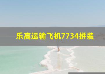 乐高运输飞机7734拼装