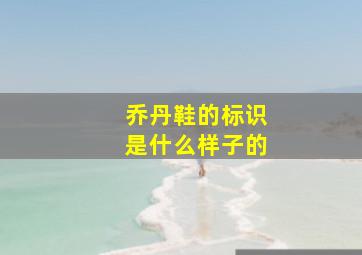 乔丹鞋的标识是什么样子的