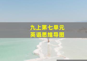 九上第七单元英语思维导图