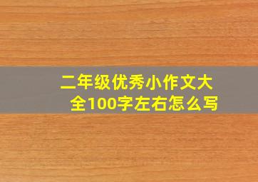 二年级优秀小作文大全100字左右怎么写