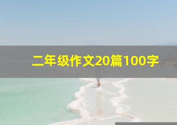 二年级作文20篇100字