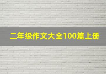 二年级作文大全100篇上册