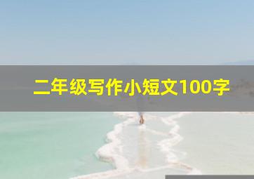 二年级写作小短文100字