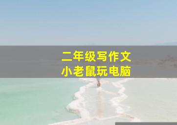 二年级写作文小老鼠玩电脑