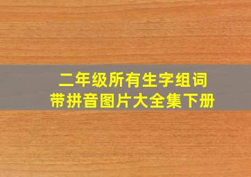 二年级所有生字组词带拼音图片大全集下册