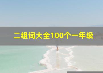 二组词大全100个一年级