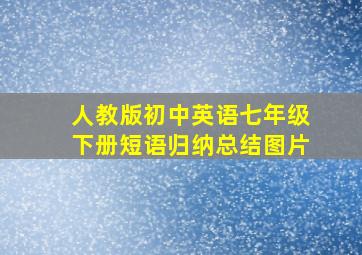 人教版初中英语七年级下册短语归纳总结图片