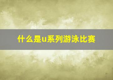 什么是u系列游泳比赛