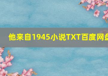 他来自1945小说TXT百度网盘