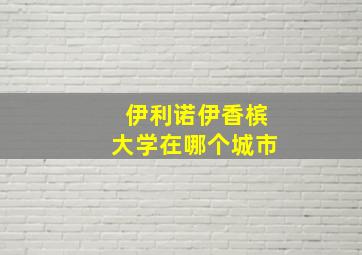 伊利诺伊香槟大学在哪个城市