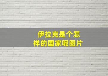 伊拉克是个怎样的国家呢图片