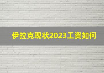 伊拉克现状2023工资如何